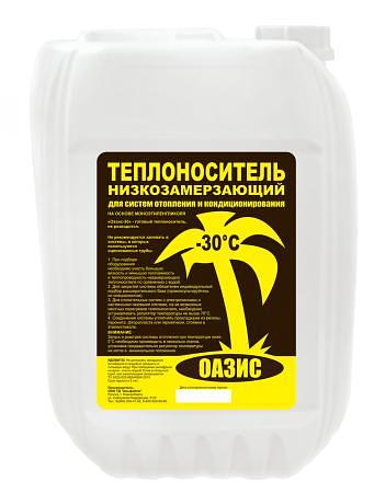 Теплоноситель незамерзающий Оазис 10 кг. канистра фото 1
