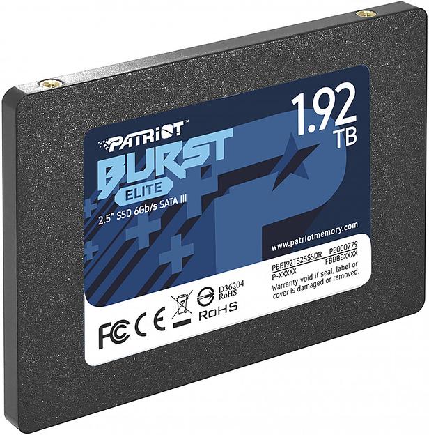 Твердотельный накопитель SSD 1920 Gb Patriot Burst Elite PBE192TS25SSDR фото 1