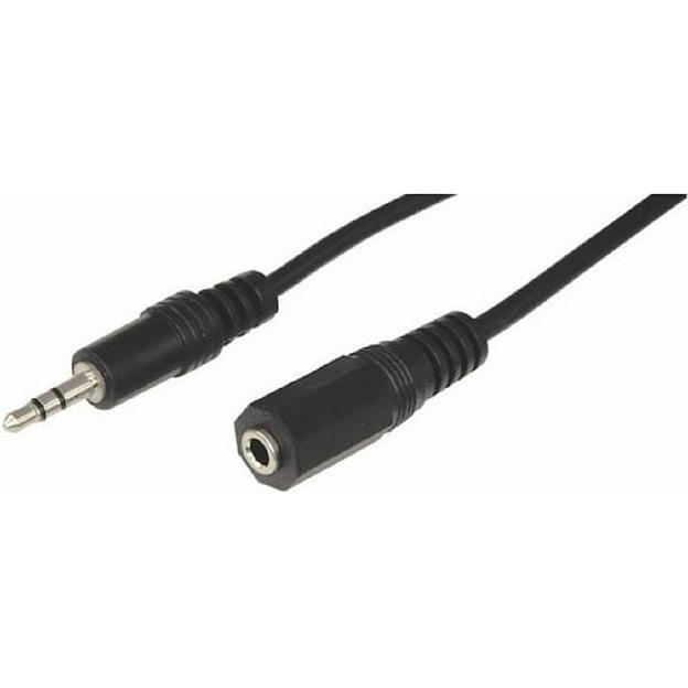 Rexant (17-4005) Шнур Стерео 3,5мм гнездо - Стерео 3,5мм штекер, 3м фото 1