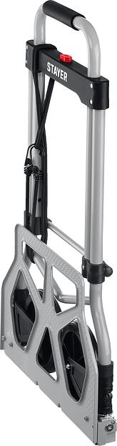STAYER PROTruck, до 70кг, каркас и платформа из стали, платформа 42х28см, колеса d13 см, вес 4.1кг, складная хозяйственная тележка (38755-70) фото 3