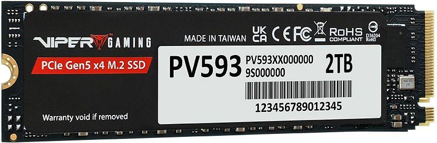 Накопитель SSD M.2 PCIE 2TB 2280 NVMe PV593P2TBM28H PATRIOT фото 2