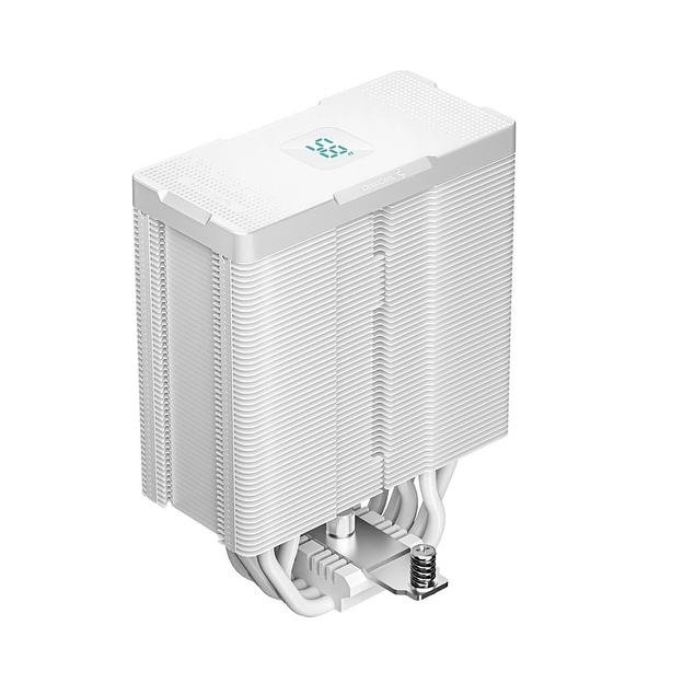 Вентилятор для процессора Deepcool AG500 DIGITAL WH ARGB white Socket 115X/1700/1200/AM4/AM5, 120mm, 1950rpm, 29,4 дБ, 200W, PWM 4-pin, Al+Cu (R-AG500 фото 7