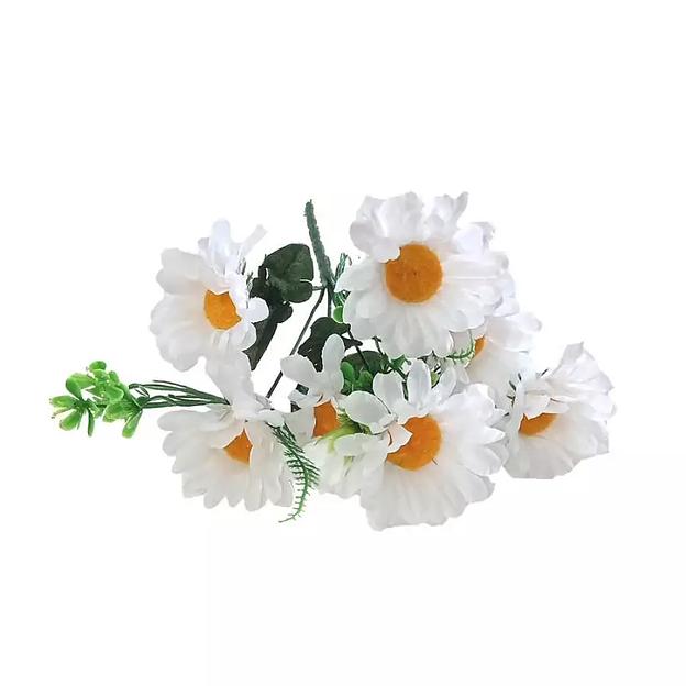 Букет 7 головок ромашки с добавками 37см фото 1