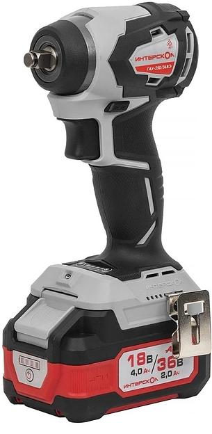 Гайковерт Интерскол ГАУ-250/36ВЭ аккум. патрон:квад.3/8" (863.2.2.70) фото 1