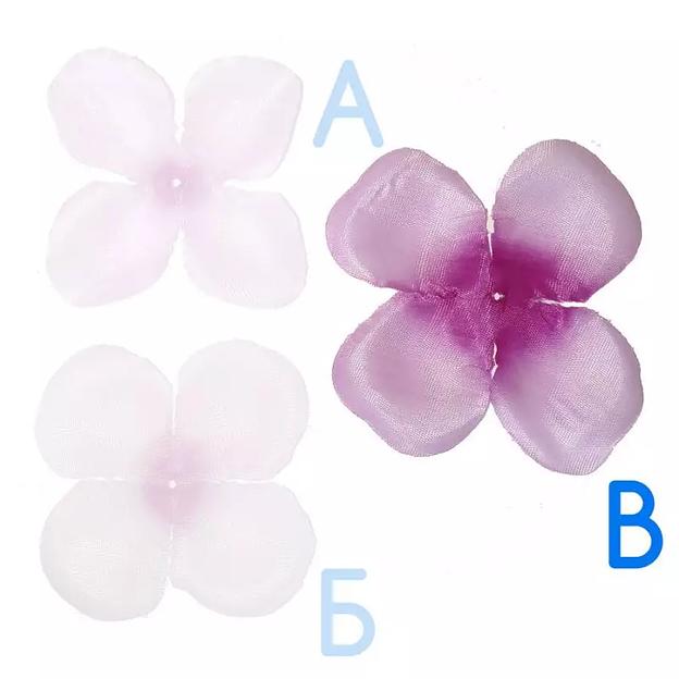 Заготовка для розы 190-3 Сиреневая квадр. 4-кон. (x1) 12см 1610шт/кг фото 2