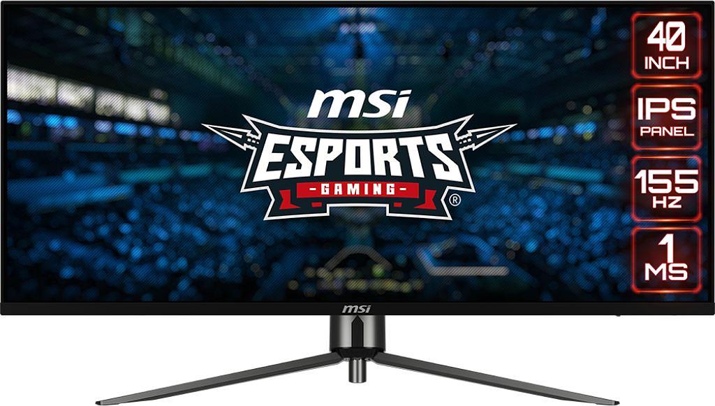 Монитор MSI 40" MAG401QR черный IPS LED 1ms 21:9 HDMI M/M матовая 1000:1 400cd 178гр/178гр 3440x1440 155Hz DP 2K USB 8.4кг фото 1