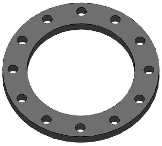 Фланец 355 ру16 в ПП покрытии фото 1