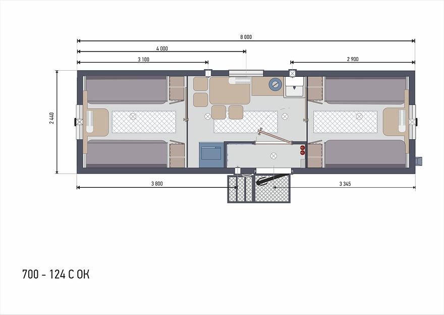 Вагон-дом жилой на 8 человек фото 7