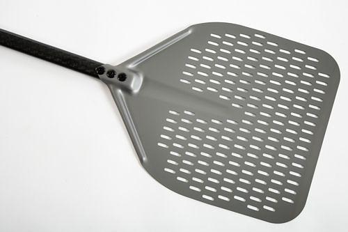 Лопата для пиццы прямоуг. перфорир. 33*33 см. l=150 см. алюм. Carbon Gimetal /1/ фото 1