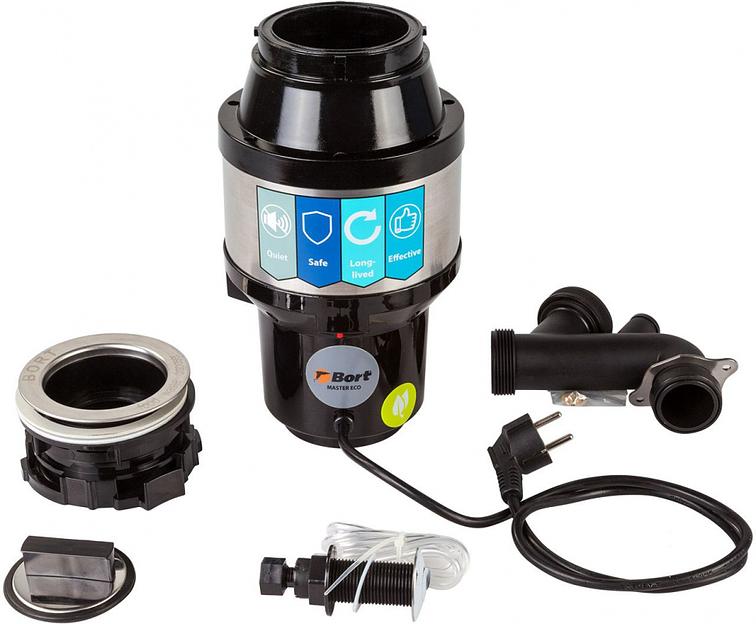 Измельчитель Bort Master Eco 390Вт черный фото 4