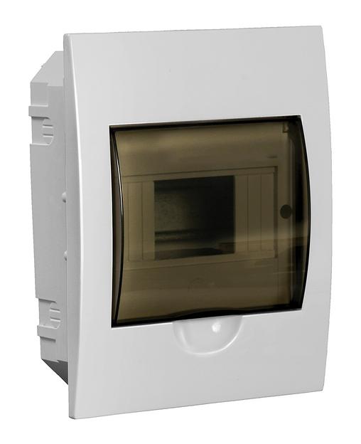 Щит распределительный IEK MKP12-V-06-40-20 ЩРВ-П-6 для установки модульных устройств встраиваемый 172мм 87мм 222мм 660B 6мод. пластик IP41 белый (упак.:1шт) фото 1