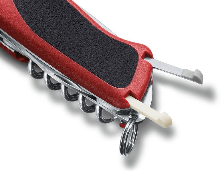 Нож перочинный Victorinox RangerGrip 57 Hunter (0.9583.MC) 130мм 13функций красный/черный карт.коробка фото 2