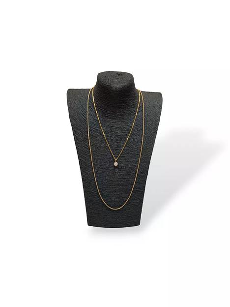 Бюст из соломы для украшений, большой 17x24x38 см, чёрный ОПТ фото 3