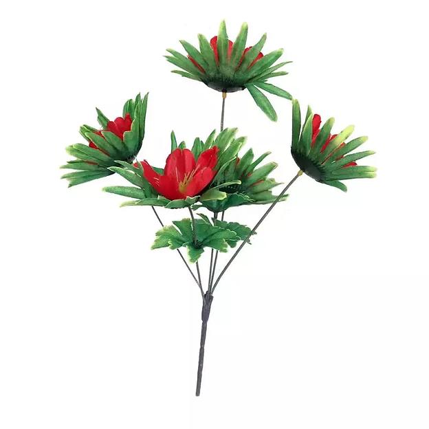 Букет с маками 5 голов 33см 366-606 фото 1