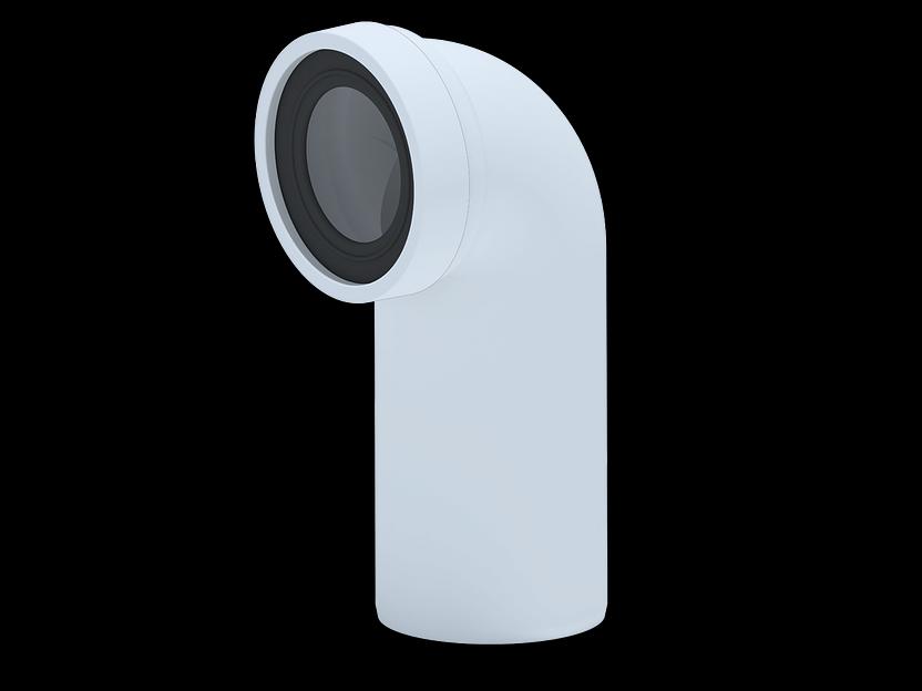 Труба фановая АНИ 110x90 градусов фото 1