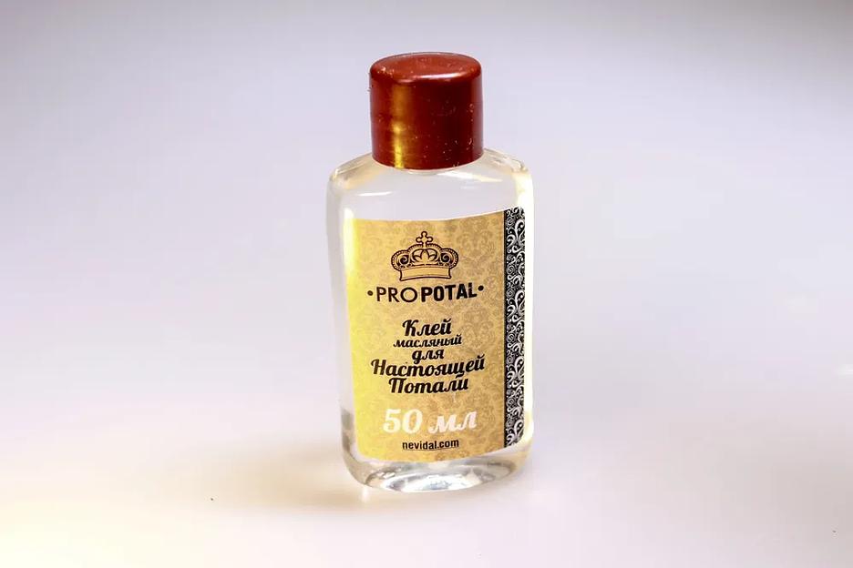 Клей для потали масляный Propotal прозрачный 50 г ОПТ фото 2
