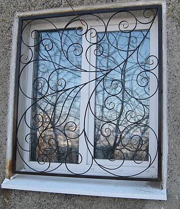 Решетка оконная Metall Expert кованая, код Р-6 фото 1