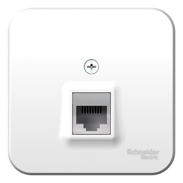 Systeme electric BLNIA045001 BLANCA О/У РОЗЕТКА компьютерная RJ45, кат.5E, ИЗОЛ.ПЛ.,БЕЛЫЙ фото 3