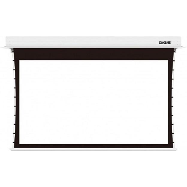 Digis Paramount [DSIT-16910] Экран встраиваемый с электроприводом и растяжками (формат 16:9, 106", 260x182, рабочая поверхность 234x132, RS232, ИК, пульт ДУ, триггер, MW) фото 1