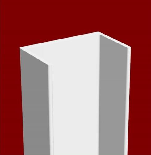 Профиль П-образный жёсткий 6/10 мм опт фото 2