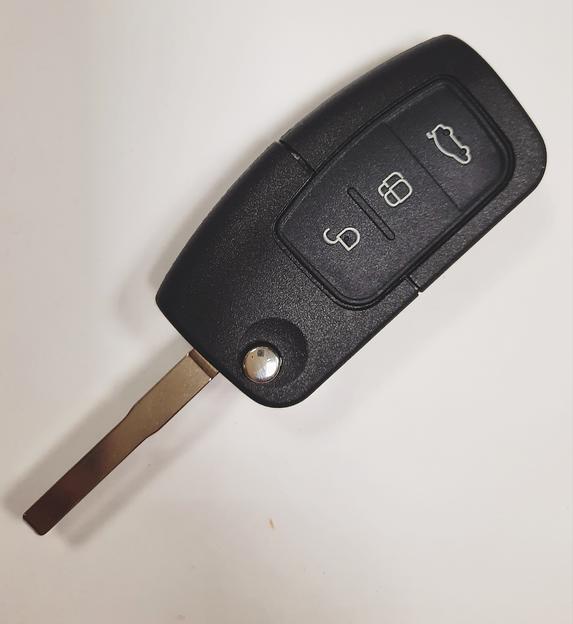 Корпус ключа выкидушка FORD FOCUS 3 кнопки фото 1