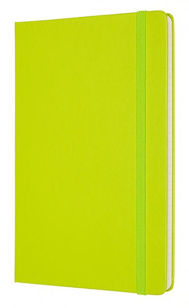 Блокнот Moleskine CLASSIC QP060C2 Large 130х210мм PP 240стр. линейка твердая обложка лайм фото 2