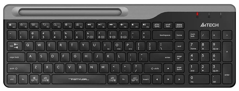 Клавиатура A4tech Fstyler FBK25  Black  105 клавиш  FN 12 фото 1