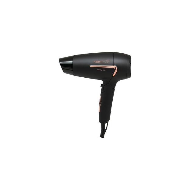 Фен Scarlett SC-HD70IT09, 1600Вт, черный фото 1