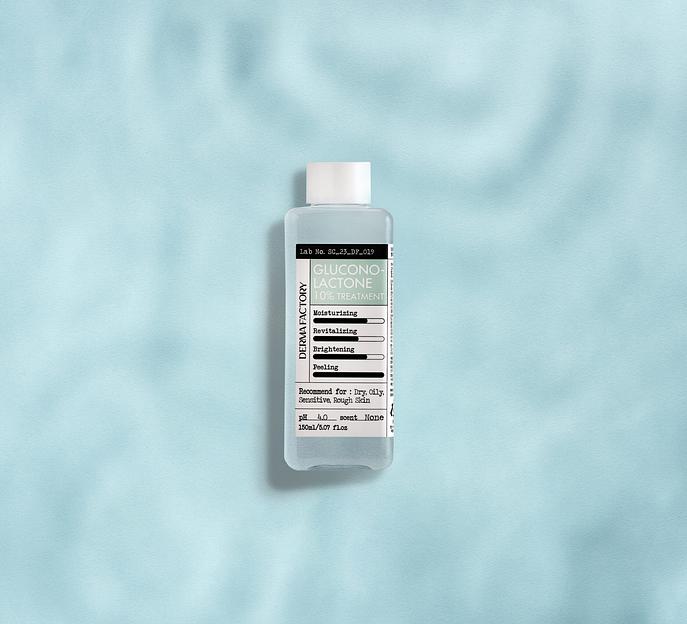 Тоник с глюконолактоном 10% для отшелушивания «Derma factory gluconolactone 10% treatment» ОПТ  фото 1