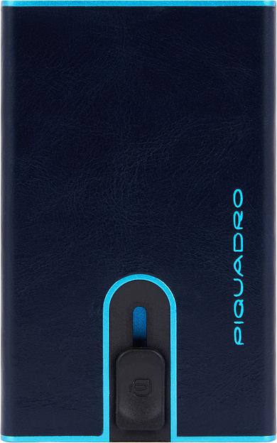 Чехол для кредитных карт Piquadro Blue Square PP4825B2BLR/BLU2 темно-синий натур.кожа фото 2