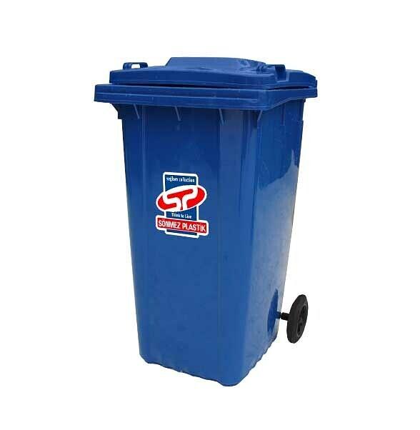 Евроконтейнер Sonmez Hammadde 240 л синий фото 1