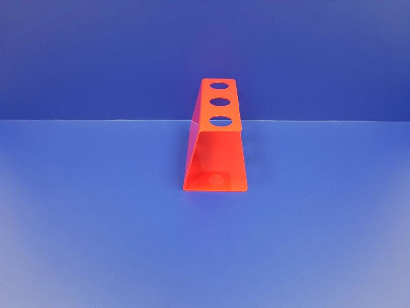 Подставка для трех рожков мороженого.(красная) фото 3