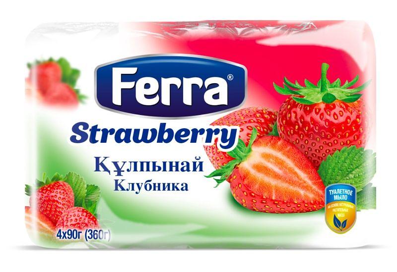 Мыло туалетное «Ferra» с запахом клубники, 360 гр ОПТ фото 1