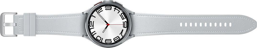 Смарт-часы Samsung Galaxy Watch 6 Classic, 47мм, 1.5", серебристый / серебристый [sm-r960nzsacis] фото 6