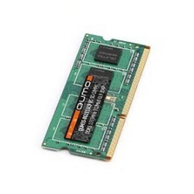 QUMO DDR3 SODIMM 4GB QUM3S-4G1333K9(R) PC3-10600, 1333MHz фото 1