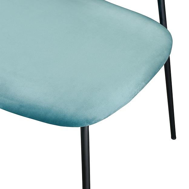 Стул Tilla, велюр, темно-бирюзовый фото 8