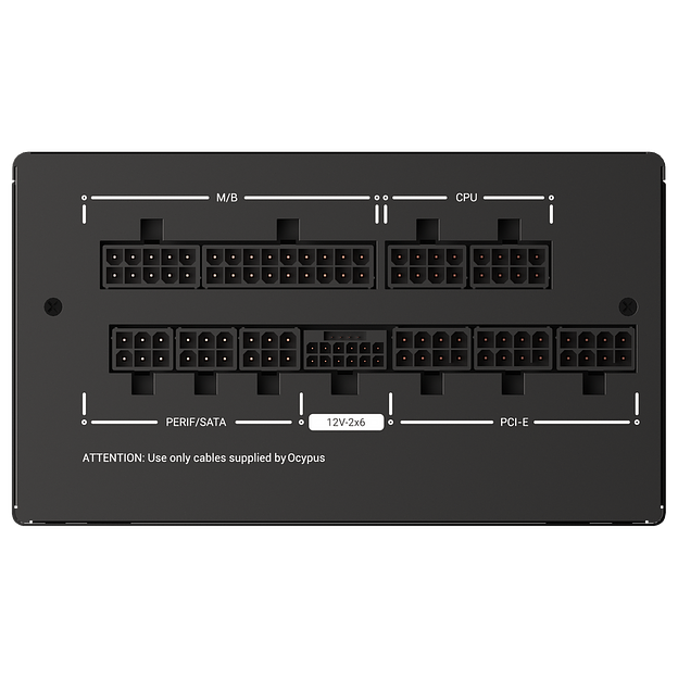 Блок питания 750W Ocypus Iota P750 (ATX, 80+ Gold, APFC, 20+4 pin, 120mm fan, PCI-E 6+2Px3, 8xSATA) (Iota-P750-G1FFBK024X-EU) фото 6