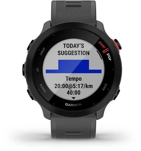 Смарт-часы Garmin Forerunner 55 серый 42мм фото 8
