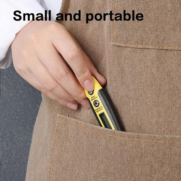 Измерительный и разметочный инструмент Deli Индикаторная отвертка-тестер напряжения цифровая Deli DL8005 (12-250 В) фото 5