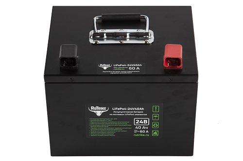 Тяговый аккумулятор RuTrike LiFePO4 24V40Ah (60A) фото 2