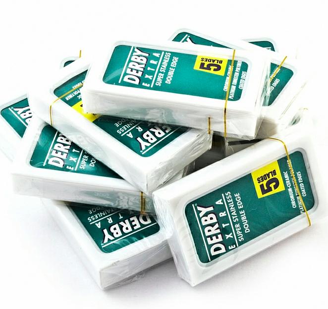 Derby Лезвия для бритья двусторонние Extra опт фото 2