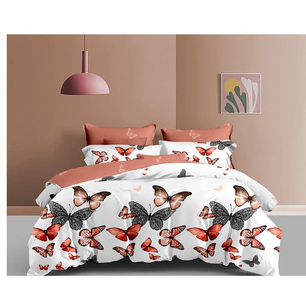 Постельное белье поплин  «Бабочки» ОПТ фото 1