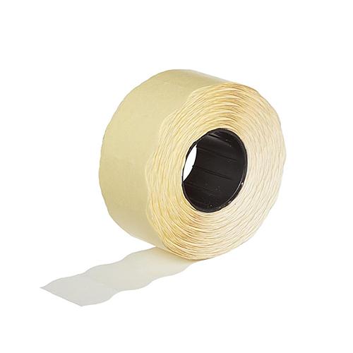 Этикет-лента волна 22х12 мм, 800 шт белая фото 1