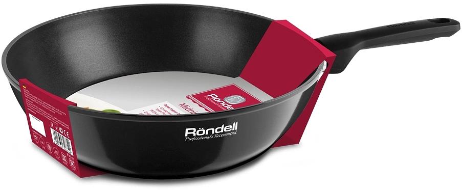 Сковорода Rondell Midnight RDA-1238 круглая 26см покрытие: Xylan Plus ручка несъемная (без крышки) черный фото 5