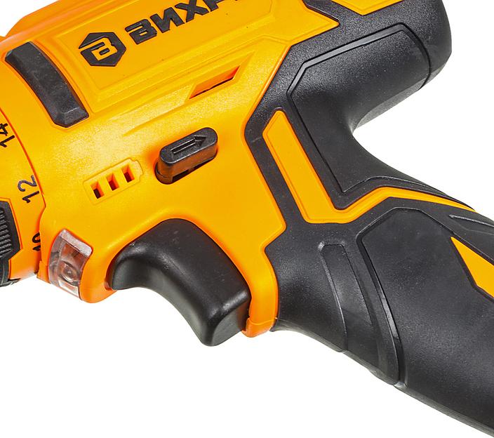 Дрель-шуруповерт Вихрь ДА-18Л-2КА аккум. патрон:быстрозажимной (кейс в комплекте) фото 5