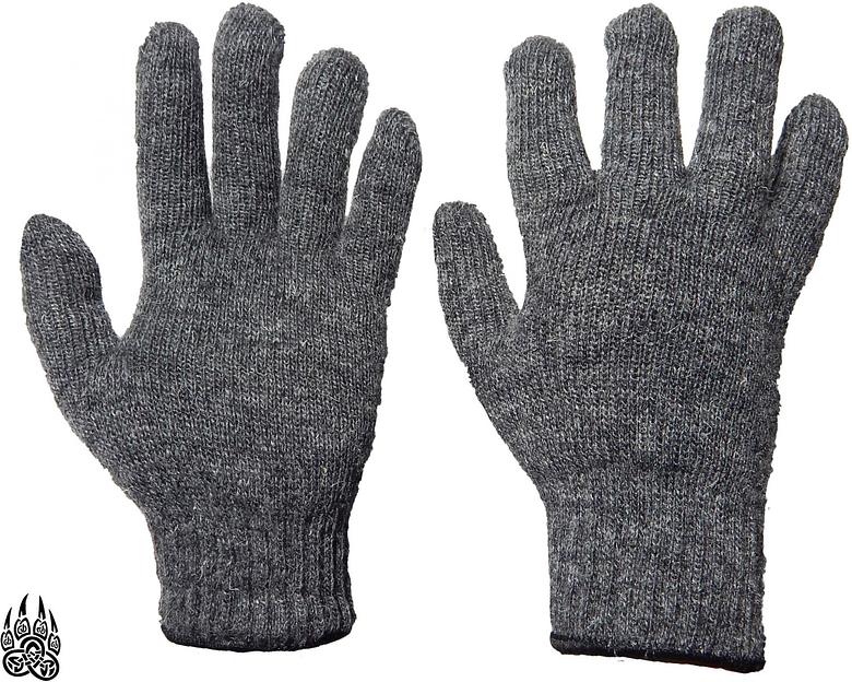 Перчатки полушерстяные Аляска двойные 85гр. фото 1