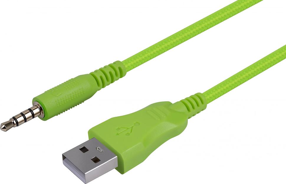 Гарнитура игровая DEFENDER (64552) Toxic черный, 7.1, LED, провод 2 м фото 7