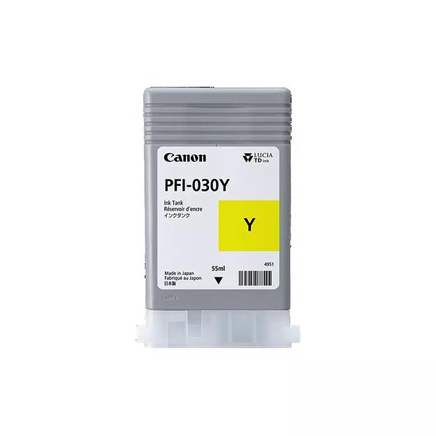 Чернила пигментные Canon Pigment Ink PFI-030 Yellow (для TM240/TM340) 3492C001AA фото 1