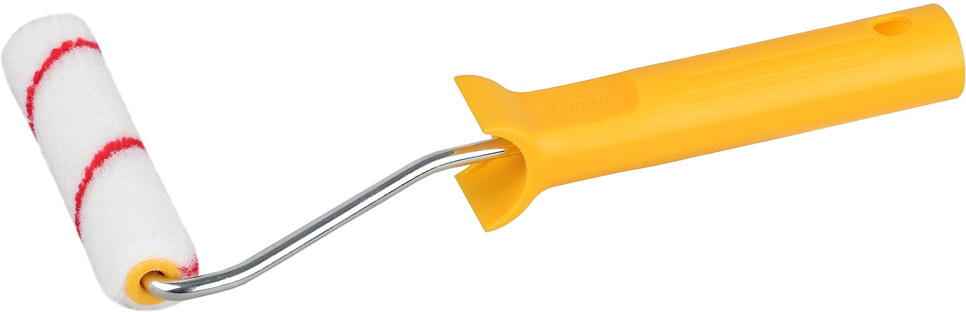 STAYER NYLON, 15 х 110 мм, бюгель 6 мм, ворс 8 мм, полиамид, для агрессивных сред, малярный мини-валик в сборе (03-0506-11) фото 1