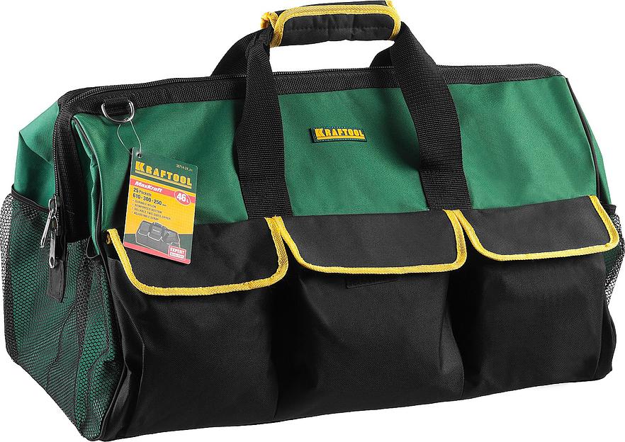 KRAFTOOL MaxKraft, 610 х 250 х 300, сумка для инструментов с 25 карманами (38714-24) фото 7